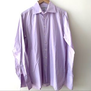 Burberry Lavender Dress Shirt - 16-41